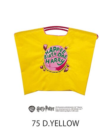 【Ball＆Chain/ボールアンドチェーン】「ハリー・ポッター」halleys birthday cake(L) 刺繍エコバッグ