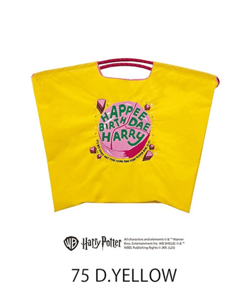 【Ball＆Chain/ボールアンドチェーン】「ハリー・ポッター」halleys birthday cake(L) 刺繍エコバッグ