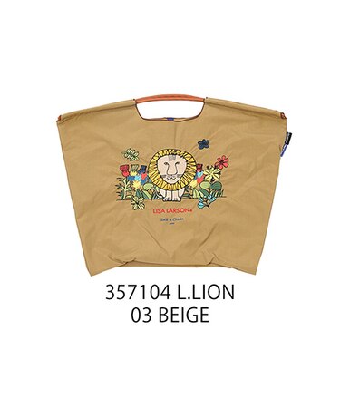 【Ball＆Chain/ボールアンドチェーン】LISA LARSON (L) 刺繍エコバッグ