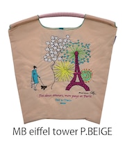 【Ball＆Chain/ボールアンドチェーン】MB eiffel tower Maianne battle Le eiffel tower(M) 刺繍エコバッグ