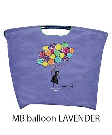 【Ball＆Chain/ボールアンドチェーン】MB balloon Marianne battle Le balloon(L) 刺繍エコバッグ