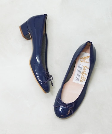 【 farfalle ファルファーレ 】ラウンドトゥ3cmヒール パンプス