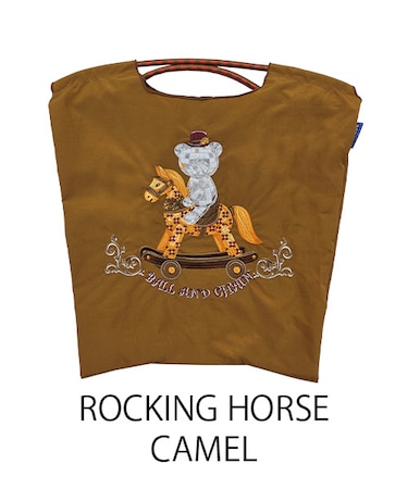 【Ball＆Chain/ボールアンドチェーン】ROCKING HORSE(M) 刺繍エコバッグ
