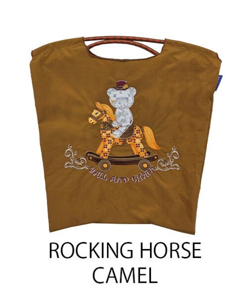【Ball＆Chain/ボールアンドチェーン】ROCKING HORSE(M) 刺繍エコバッグ