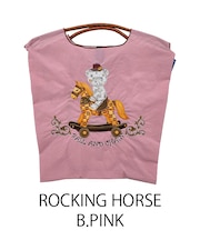 【Ball＆Chain/ボールアンドチェーン】ROCKING HORSE(M) 刺繍エコバッグ