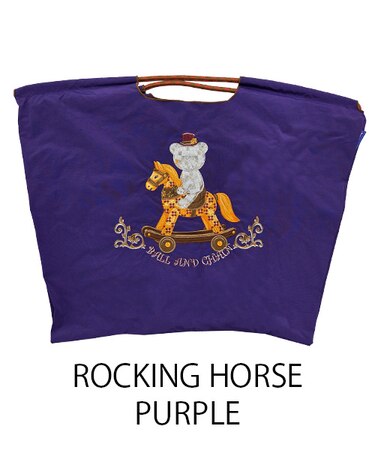 【Ball＆Chain/ボールアンドチェーン】ROCKING HORSE(L) 刺繍エコバッグ