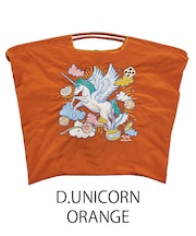 【Ball＆Chain/ボールアンドチェーン】D.UNICORN(L) 刺繍エコバッグ