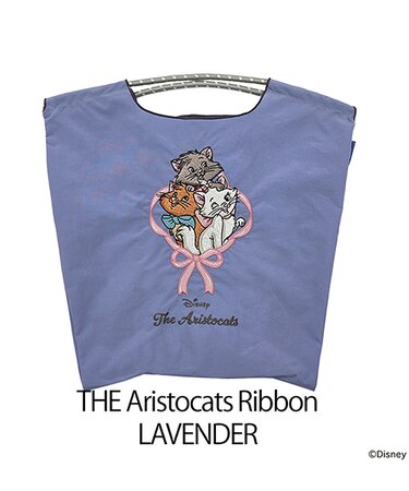 【Ball＆Chain/ボールアンドチェーン】The Aristocats Ribbon(M) 刺繍エコバッグ