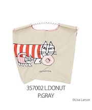【Ball＆Chain/ボールアンドチェーン】LISA LARSON DONUT(M) 刺繍エコバッグ