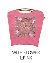 【Ball＆Chain/ボールアンドチェーン】WITH FLOWER(M) 刺繍エコバッグ