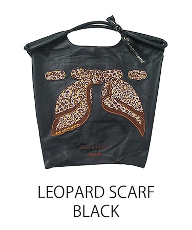【Ball＆Chain/ボールアンドチェーン】WL LEOPARD SCARF 刺繍バッグ