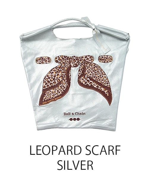 【Ball&Chain/ボールアンドチェーン】WL LEOPARD SCARF 刺繍バッグ