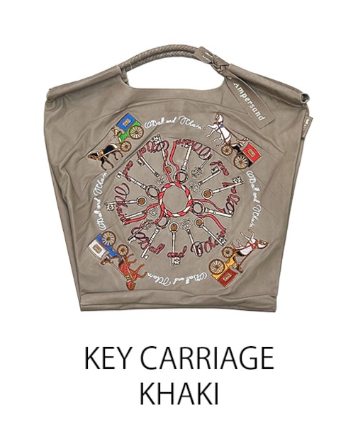 【Ball＆Chain/ボールアンドチェーン】WL KEY CARRIAGE 刺繍バッグ