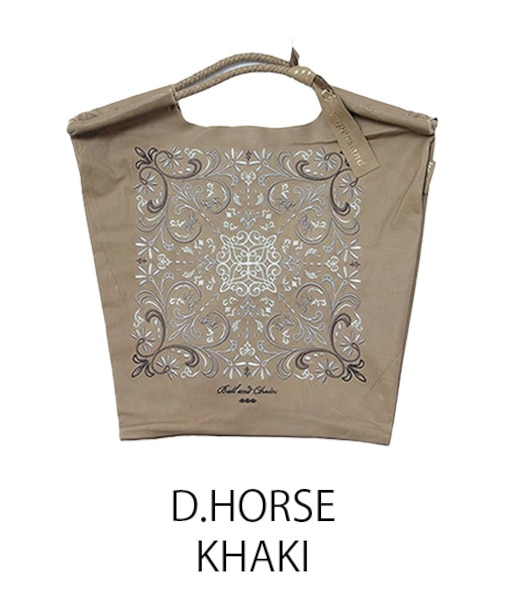 【Ball＆Chain/ボールアンドチェーン】WL D.HORSE 刺繍バッグ
