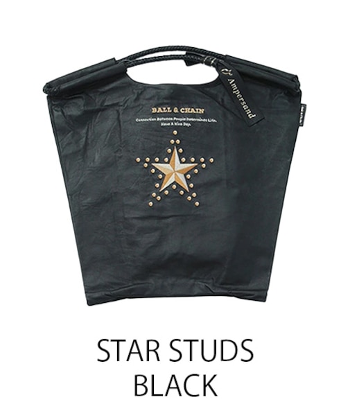 【Ball＆Chain/ボールアンドチェーン】WL STAR STUDS 刺繍バッグ
