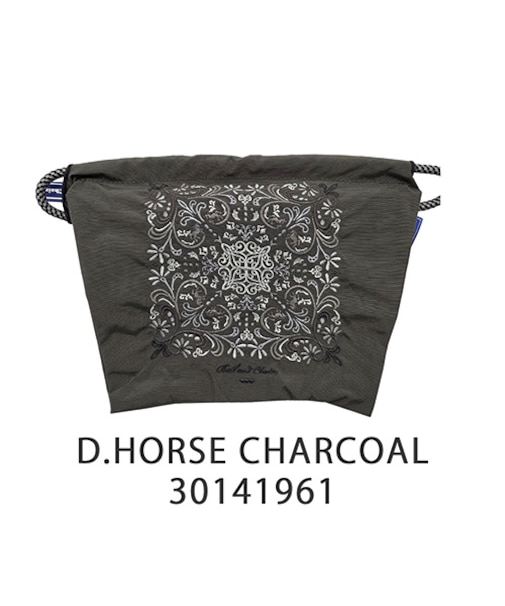 【Ball&Chain/ボールアンドチェーン】D.HORSEポーチ(L) 刺繍ポーチ