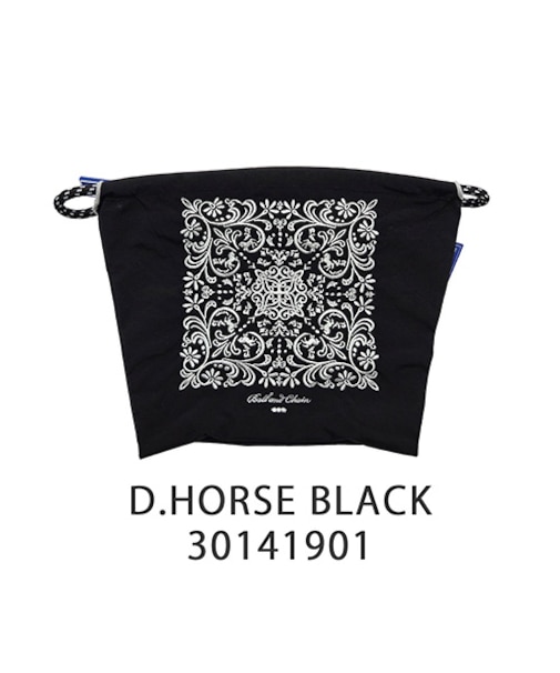 【Ball＆Chain/ボールアンドチェーン】D.HORSEポーチ(L) 刺繍ポーチ