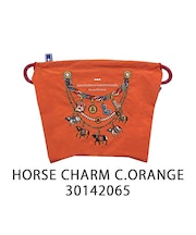 【Ball＆Chain/ボールアンドチェーン】HORSE CHARMポーチ(L) 刺繍ポーチ