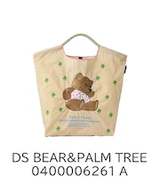 【Ball＆Chain/ボールアンドチェーン×ダブルスタンダード】DS BEAR&PALM (M) 刺繍エコバッグ
