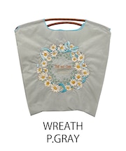 【Ball&Chain/ボールアンドチェーン】WREATH(M) 刺繍エコバッグ