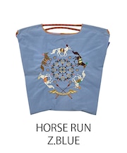 【Ball&Chain/ボールアンドチェーン】HORSE RUN(M) 刺繍エコバッグ