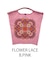 【Ball＆Chain/ボールアンドチェーン】FLOWER LACE(M) 刺繍エコバッグ