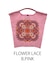 【Ball＆Chain/ボールアンドチェーン】FLOWER LACE(M) 刺繍エコバッグ