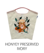 【Ball&Chain/ボールアンドチェーン】HONYEY PRESERVED(M) 刺繍エコバッグ
