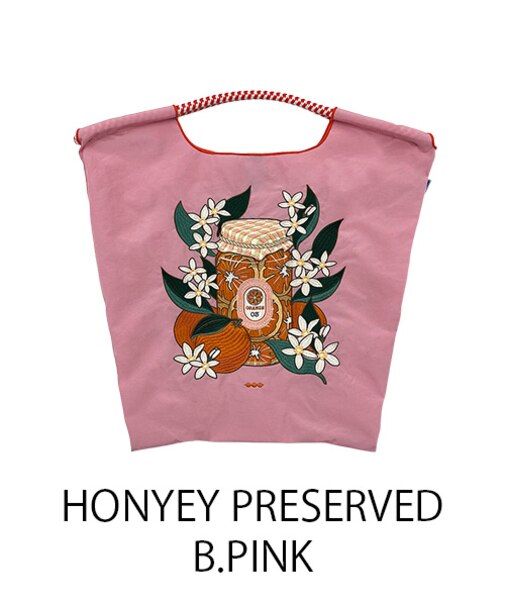 【Ball＆Chain/ボールアンドチェーン】HONYEY PRESERVED(M) 刺繍エコバッグ