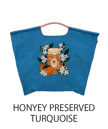 【Ball＆Chain/ボールアンドチェーン】HONYEY PRESERVED(L) 刺繍エコバッグ
