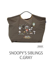 【Ball&Chain/ボールアンドチェーン】PEANUTS 2026 (L) 刺繍エコバッグ