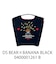 【Ball＆Chain/ボールアンドチェーン×ダブルスタンダード】DS bear×banana (M) 刺繍エコバッグ