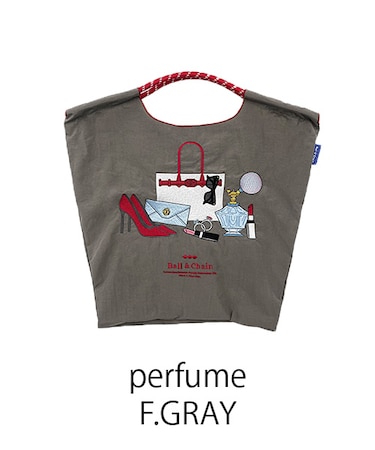 【Ball＆Chain/ボールアンドチェーン】perfume(M) 刺繍エコバッグ