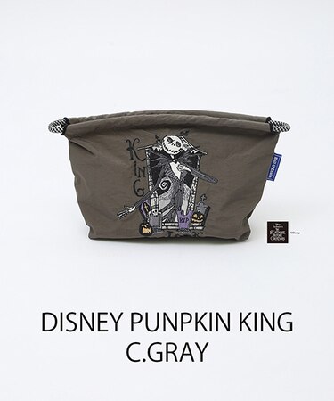 【Ball&Chain/ボールアンドチェーン】DISNEY pouch (L) 刺繍エコバッグ