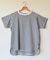 シルケットボーダーラウンドTシャツ