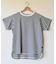 シルケットボーダーラウンドTシャツ