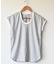 シルケットボーダーフレンチスリーブTシャツ