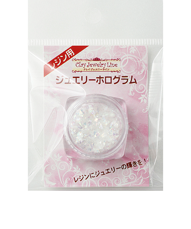 亀島商店　クレイジュエリー　レジン用　ジュエリーホログラム　90255　オーロラ