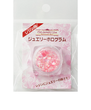 亀島商店　クレイジュエリー　レジン用　ジュエリーホログラム　90253　ピンク