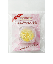 亀島商店　クレイジュエリー　レジン用　ジュエリーホログラム　90256　イエロー