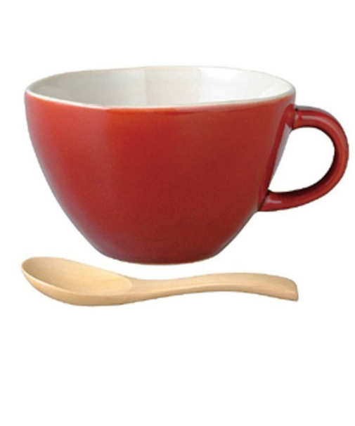 キントー（KINTO）　ほっくり　スープカップ　赤