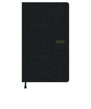 【2025年12月始まり】　ダイゴー　Appoint　ベーシックシリーズ　その他　マンスリーブロック　E1643　ブラック　日曜始まり