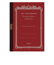 アピカ　プレミアムC.D.ノートブック　B5　5mm方眼罫　CDS120S　赤