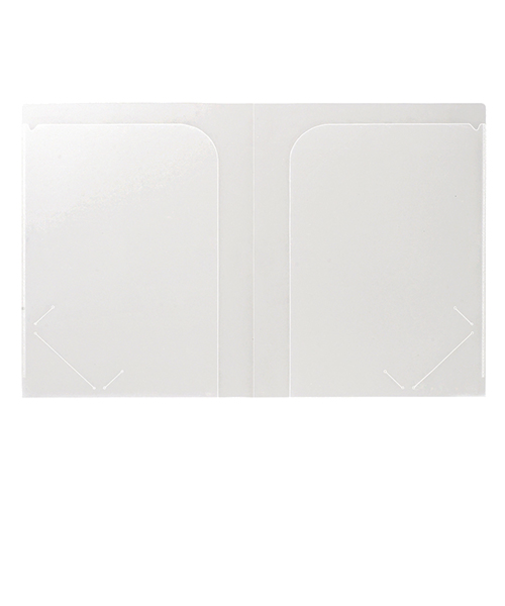 プラス（PLUS）　2つ折りクリアーホルダー　A3　10P　FL-181HO