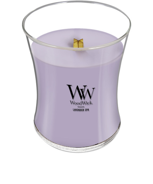 カメヤマ　WoodWick　ジャーキャンドル　M　ラベンダースパ