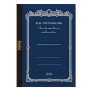 アピカ　プレミアムC.D.ノートブック　B5　7mm横罫　CDS120Y　紺