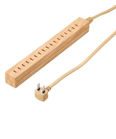 ヤザワ（YAZAWA）　差込みフリータップ　1.5ｍ　Y0285015NW2　ナチュラルウッド