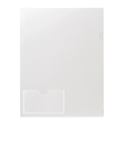 プラス（PLUS）　カードポケット付クリアーホルダー　10P　FL-180HO