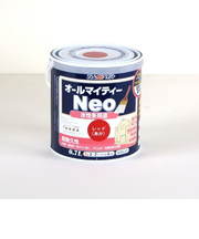 アトム　水性つやあり　AMネオ　0.7L　レッド