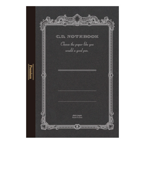 アピカ　プレミアムC.D.ノートブック　A5　無地　CDS90W　黒